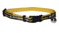 Load image into Gallery viewer, Pittsburgh Steelers Cat Dog Collar - Official NFL Pet Fan Gear
