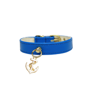 Nautical Dog Charm Collar 