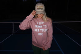 I Just Want to Pet Your Dog Uni-Sex Crewneck Sweatshirt