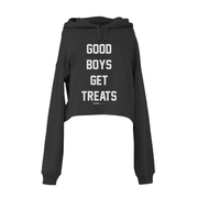Good Boys Get Treats | Gift for Dog Lovers | Crop Hoodie