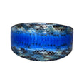 Load image into Gallery viewer, Stunning Multi-Blue Tone Snake 3” Wide Style Collar

