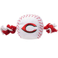 Load image into Gallery viewer, Cincinnati Reds Nylon Baseball Rope Toy
