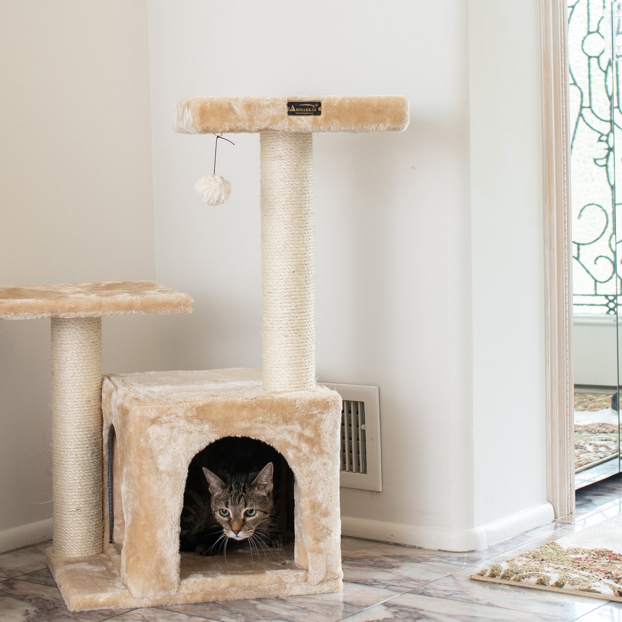Armarkat Classic Cat Tree A3207 - 32-Inch - Beige