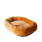 Armarkat Bolstered Pet Bed and Mat ultra-soft Dog Bed  Brown Large