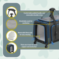 Load image into Gallery viewer, Katziela Rolling Rover Airline Compliant Expandable Wheeled Pet Carrier
