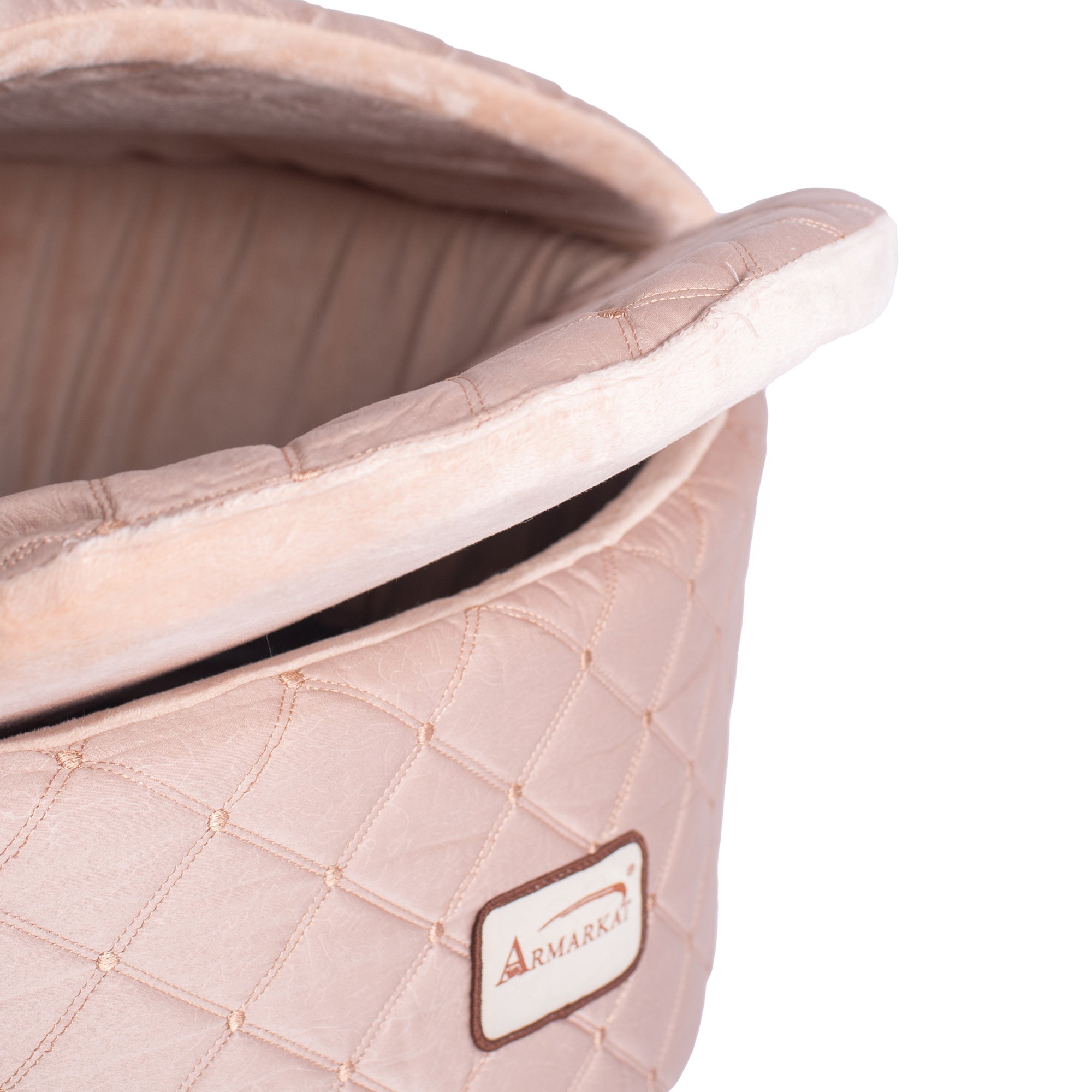 Armarkat Cuddle Cave Cat Bed C33HFS/FS-M - Apricot - Medium