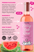 Load image into Gallery viewer, Belly Rub Blush Watermelon Dog Water poured into a bowl for dogs
