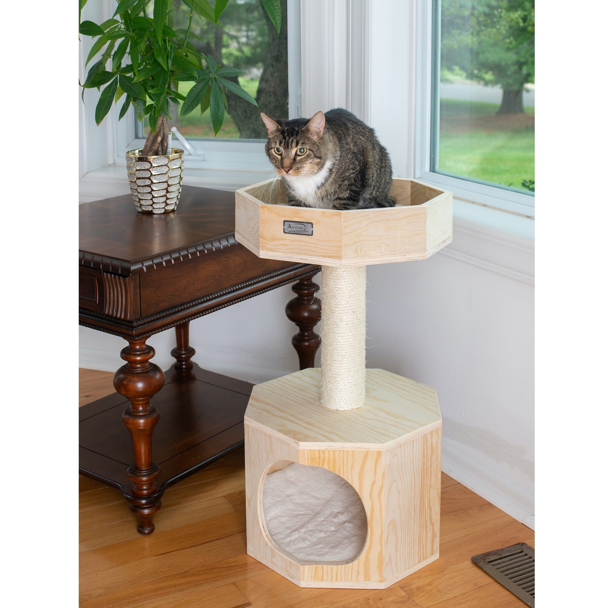 Armarkat Cat Condo - 29-Inch - Beige