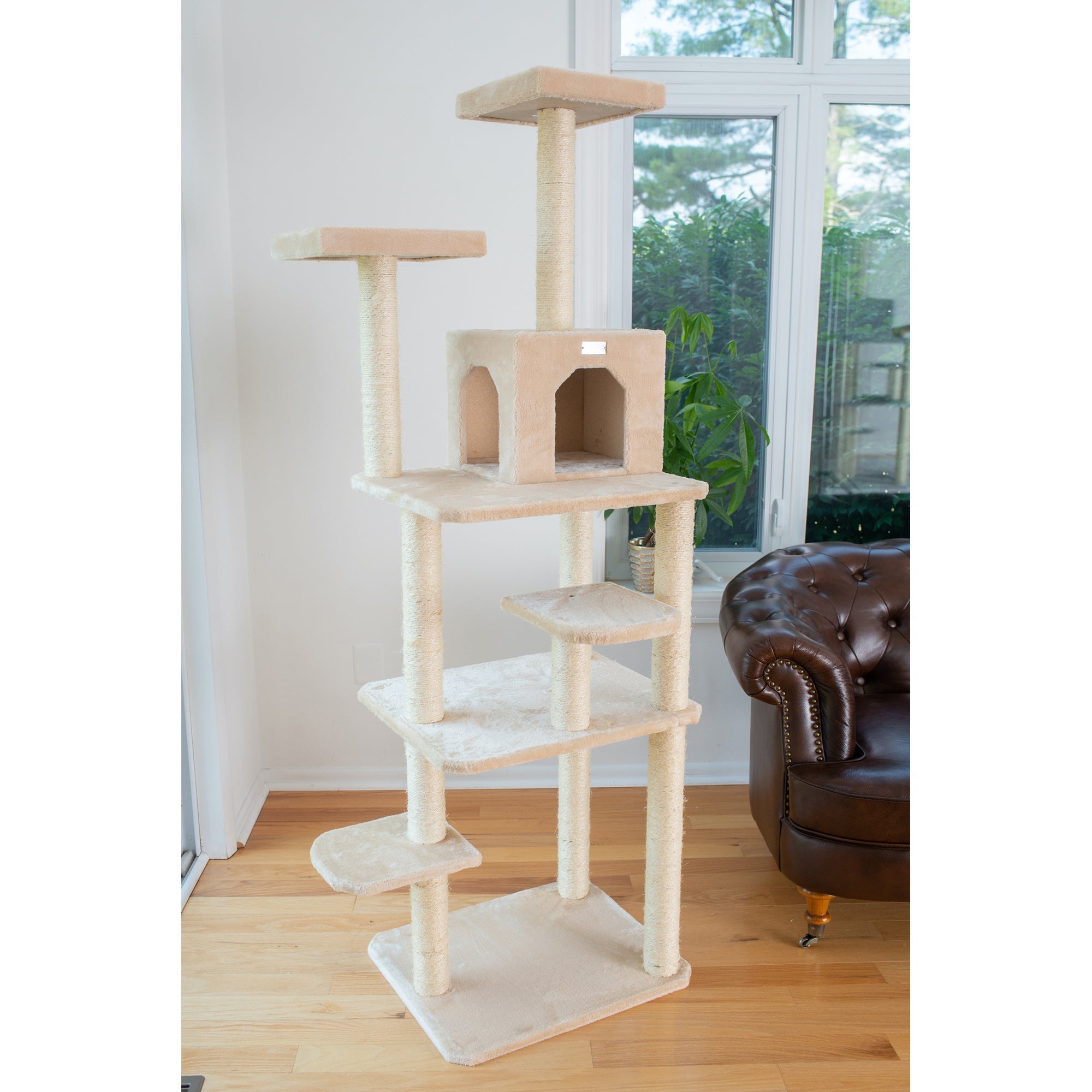 Armarkat Cat Tree GP78740821 - 74-Inch - Beige