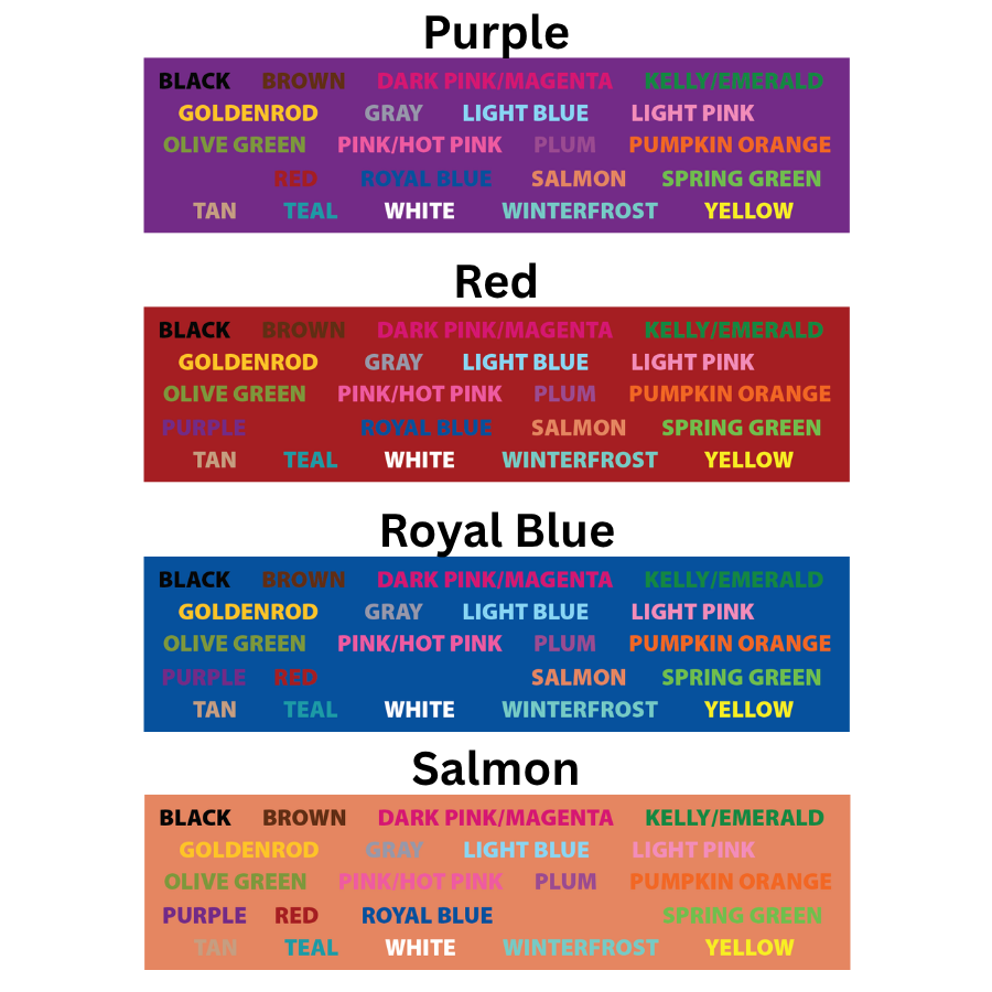 Personalized Solid Colored Martingale Collar