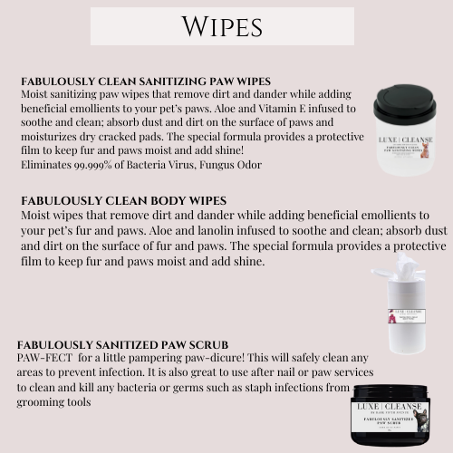 Fabulously Clean Sanitizing Paw Wipes 