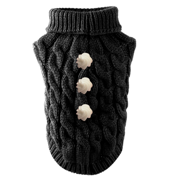 Pumpkin Pie Pearl Knit Dog Sweater - image 5