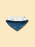 Load image into Gallery viewer, Reversible Denim Cherry Overalls Pet Bandana 

