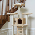 Load image into Gallery viewer, Armarkat Multi-function Cat Tower W Spacious Condo Perches A8001 Beige
