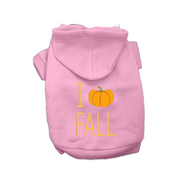 I Heart Pumpkin Fall- Dog Hoodie 