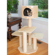 Armarkat Premium S4203 Scots Pine Solid Wood Cat Tree 46