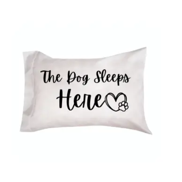 The Dog Sleeps Here Pillowcase Set - image 2