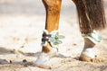 Load image into Gallery viewer, Green Lily Open-Front Boots
