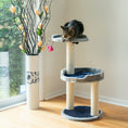 Load image into Gallery viewer, Armarkat Plush Cat Furniture - Silver/Gray
