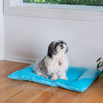 Armarkat M01CTL-M Medium Pet Bed Mat  Dog Crate Soft Pad With Poly Fill Cushion Sky Blue