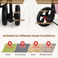 Load image into Gallery viewer, 4-in-1 Double Pet Stroller with Detachable Carrier and Travel Carriage
