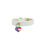Patriotic Charm Dog Collar 