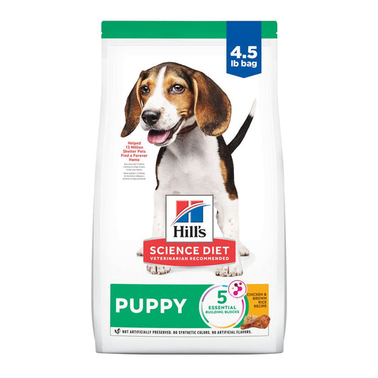 Hill's Science Diet Puppy Chicken & Brown Rice Recipe Dry Dog Food 