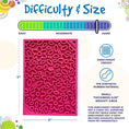 Load image into Gallery viewer, Flower Power emat - Enrichment Lick Mat for Dogs and Cats | Flower Design | USA Made

