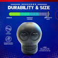 Load image into Gallery viewer, Magnum Sugar Skull Dog Chew Toy & Treat Dispenser - USA Made | SodaPup
