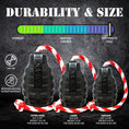 Load image into Gallery viewer, USA-K9 Magnum Grenade - Black Magnum Rubber Chew Toy for Extreme Chewers | USA Made
