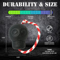 Load image into Gallery viewer, USA-K9 Magnum Skull - Black Magnum Rubber Chew Toy for Extreme Chewers | USA Made
