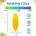 Load image into Gallery viewer, Corn on the Cob Nylon Dog Toy for Aggressive Chewers | USA Made | SodaPup
