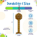 Load image into Gallery viewer, Flower Tower Nylon Chew Toy for Aggressive Chewers - USA Made Enrichment Toy
