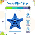 Load image into Gallery viewer, Starfish Nylon Dog Chew Toy for Aggressive Chewers | USA Made | SodaPup
