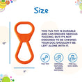 Load image into Gallery viewer, Pop Top Rubber Tug Toy for Interactive Play
