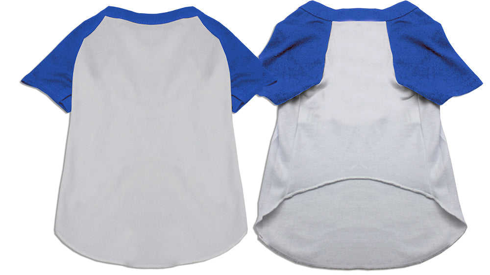 Custom Screen Print Raglan Shirt for Dogs Cats Pets