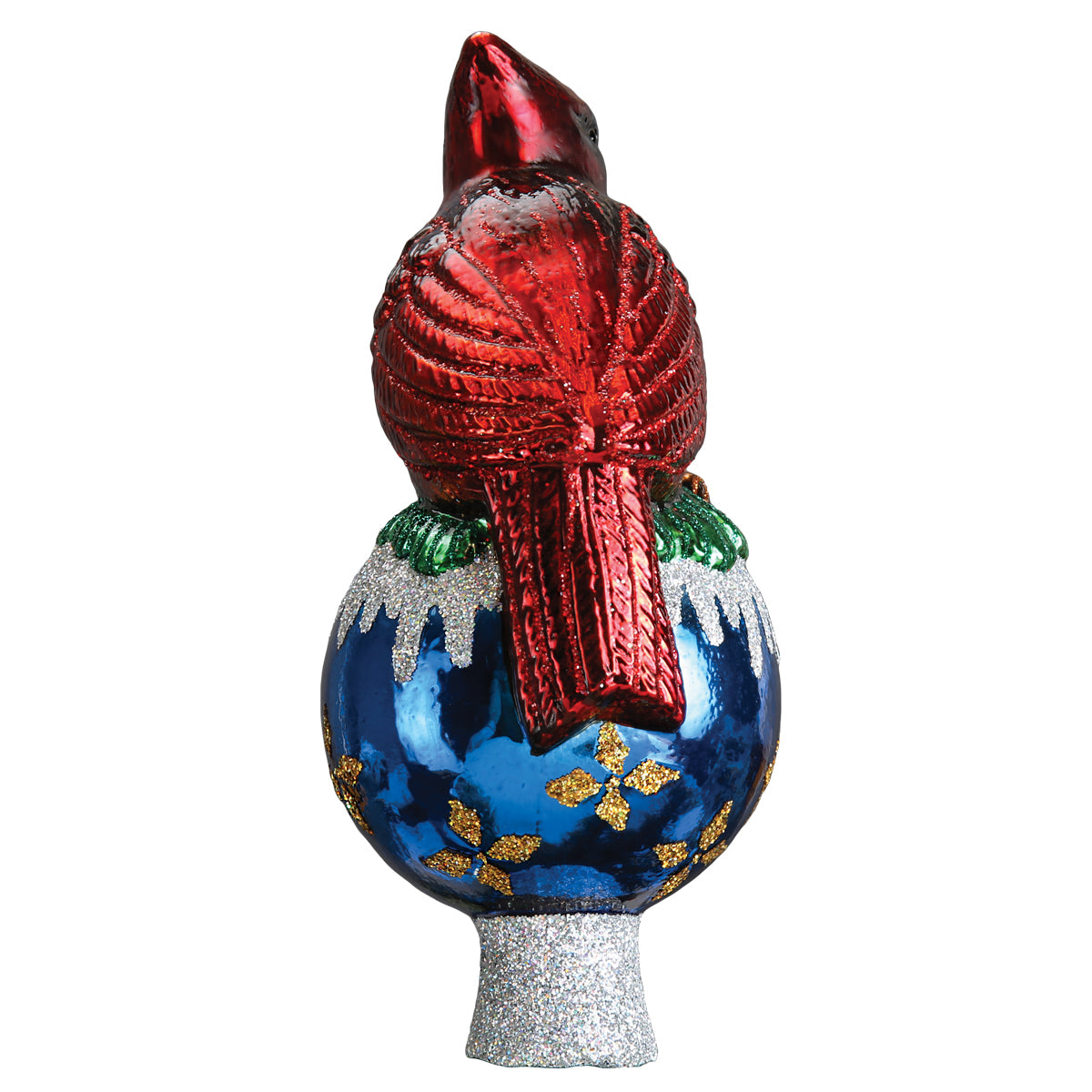 Cardinal Tree Top Ornament - Southlake Paws