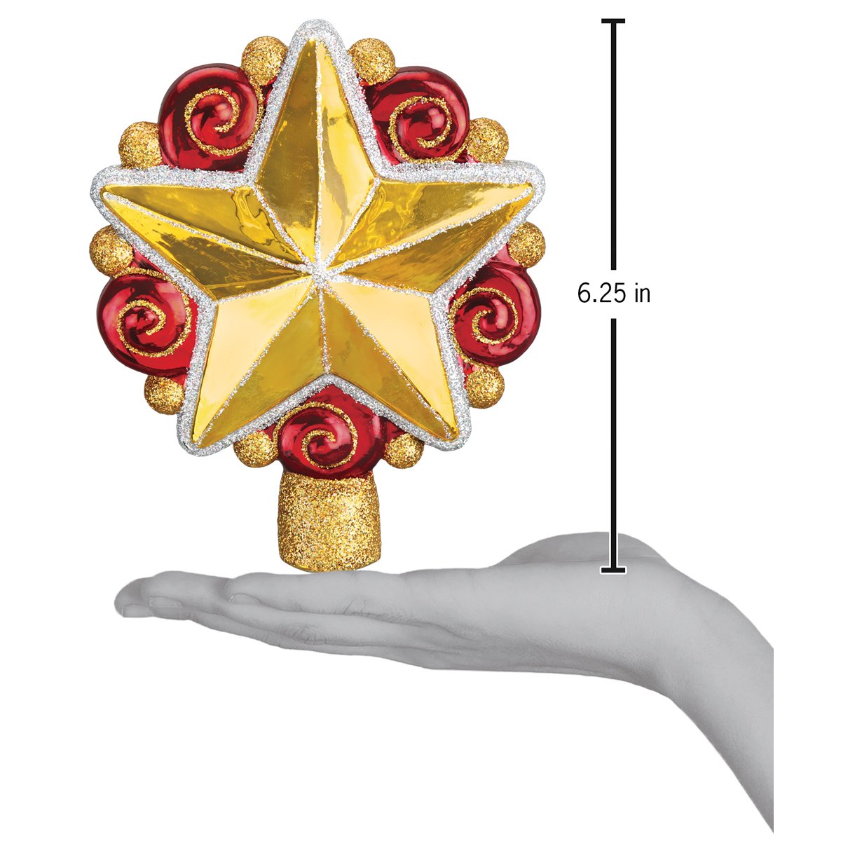 Swirly Star Tree Top - Southlake Paws
