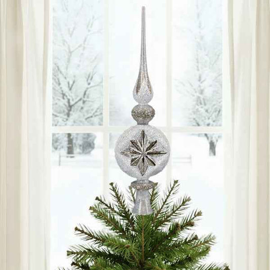 Retro Silver Frost Tree Top