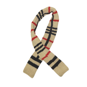 Classic Tan Plaid Pet Scarf