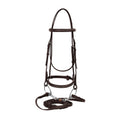 Load image into Gallery viewer, Henri de Rivel Advantage Fancy Raised Snaffle Bridle With Laced Reins - image 5
