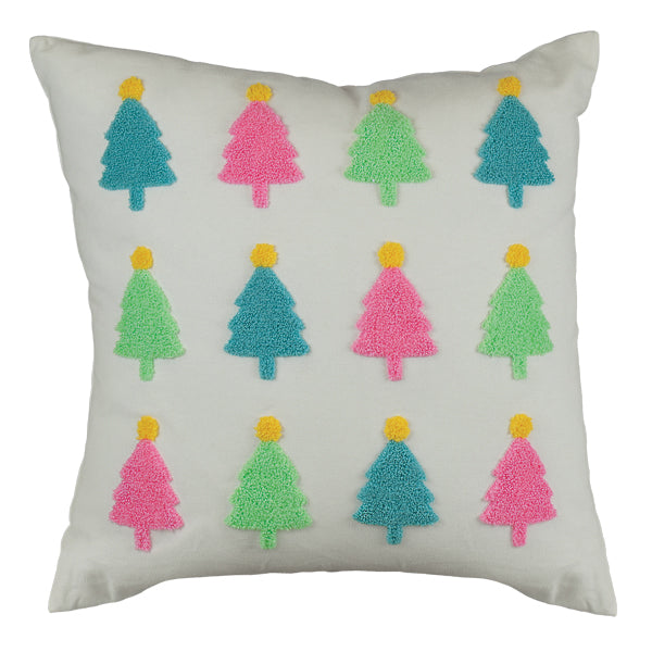 18" Touch Of Whimsy Square Pillow - Southlake Paws