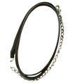 Load image into Gallery viewer, Henri de Rivel Pro Collection Leather Lead with 24" Solid Brass Chain - image 2
