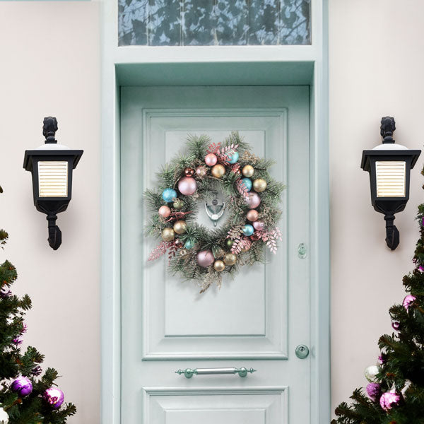 24" Touch of Whimsy Pastel Wreath - Southlake Paws