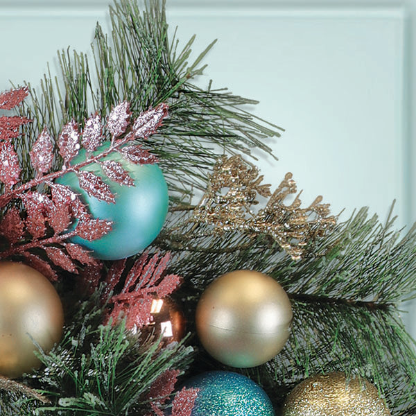 24" Touch of Whimsy Pastel Wreath - Southlake Paws