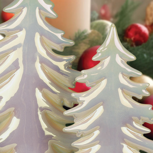 Iridescent Ceramic Trees Set - Southlake Paws