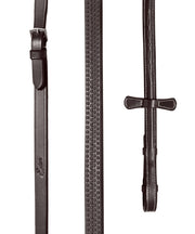 ExionPro Rubber Reins with Fancy Stitching 