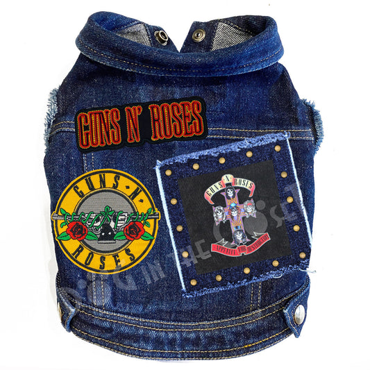 Rock Star - Guns N' Roses - Appetite for Destruction Denim Dog Jacket alternate view