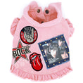 Load image into Gallery viewer, Rock Star - Rolling Stones - Out of our Heads Denim Dog Jacket alternate view
