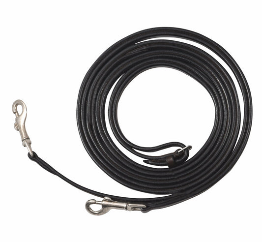 Henri de Rivel Advantage Breastplate Draw Reins - Full Leather with Breastplate Snap - image 3